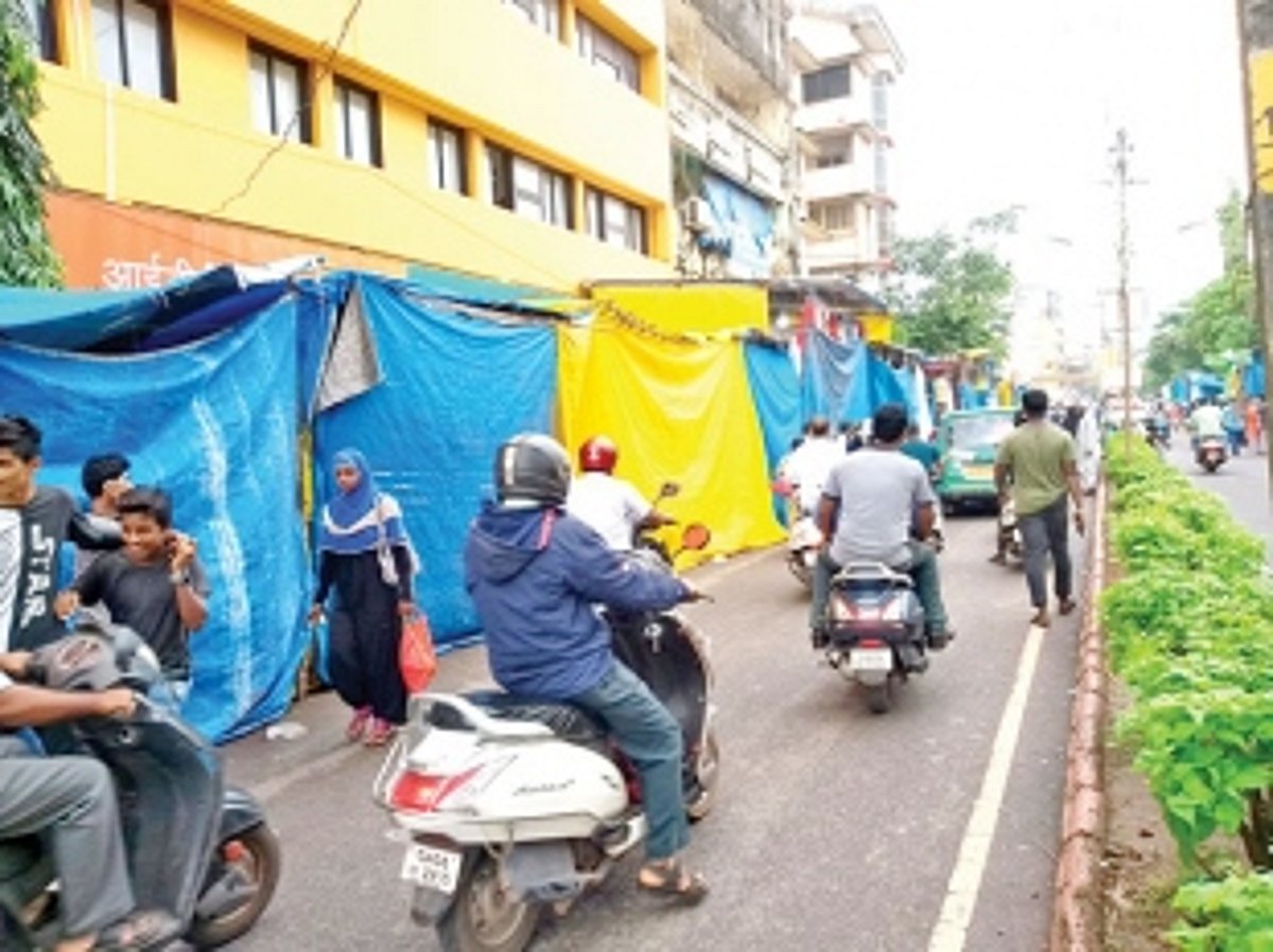 Vasco Saptah: Open roads after stalls removed