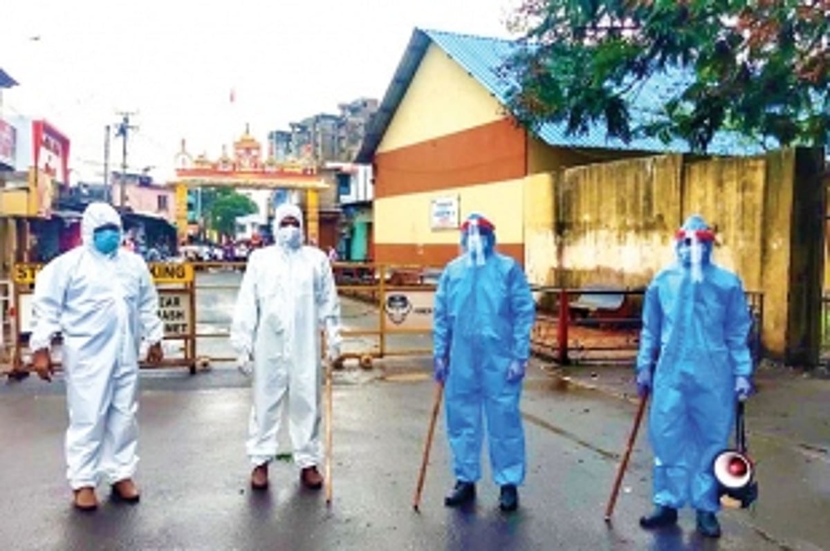 Vasco police patrolling Mangor  get PPE kits, accommodation