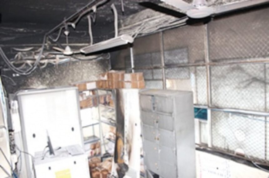 Vasco railway station server room damaged in fire; bookings hit 1 Vasco railway station server room damaged in fire; bookings hit