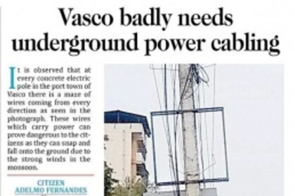 Vasco underground cabling  work under tendering stage