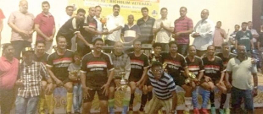 Vasco win all-Goa veterans football 1 Vasco win all-Goa veterans football