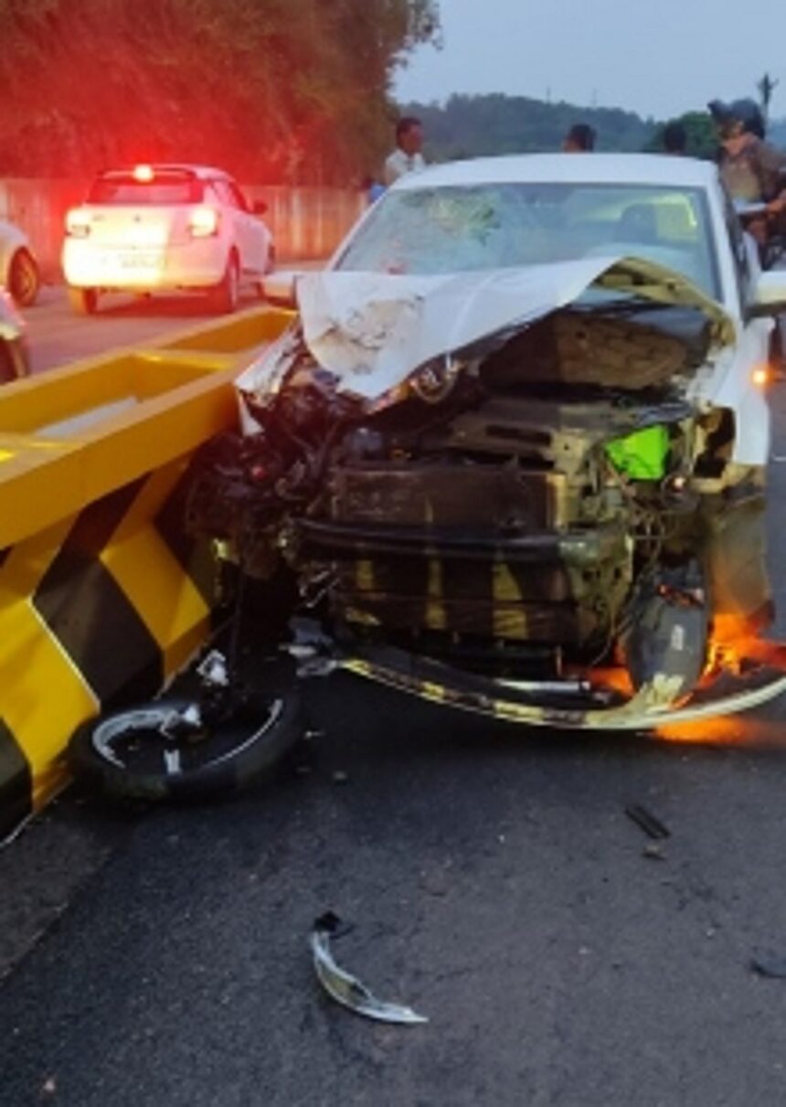 Vasco youth killed in crash at Bethora; locals blame traffic diversion for road infra work