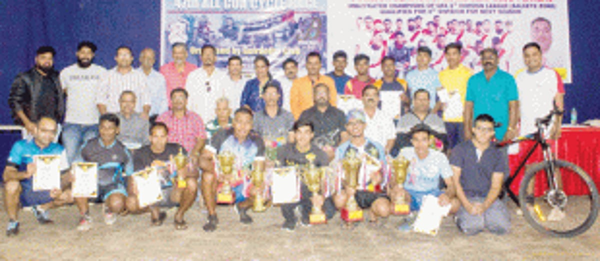Vedant wins Guirdolim Club cycle race