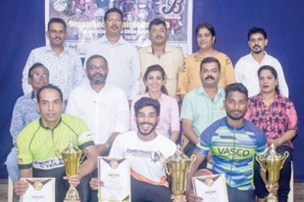 Vedant wins Guirdolim Club's cycle race