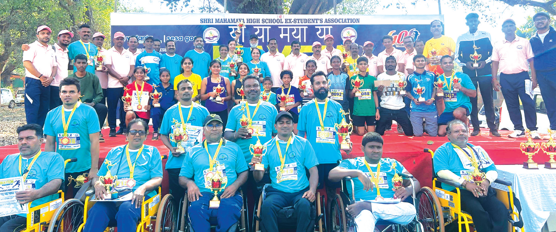 Vedanta Sesa Goa empowers youth
through Mayem Marathon 3.0