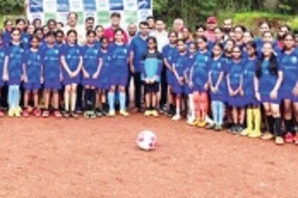 Vedanta football centres in Bicholim, Amona