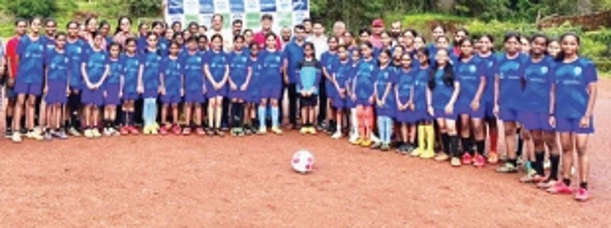 Vedanta football centres in Bicholim, Amona