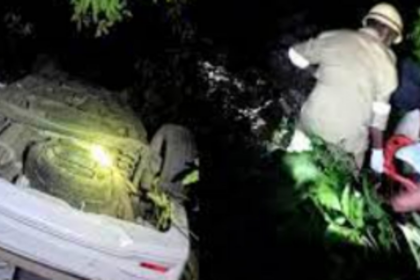 Vehicle falls into valley at Chorla Ghat, 2 dead, 4 injured