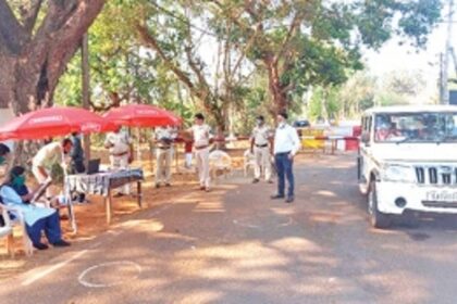 Vehicles monitored  at checkposts