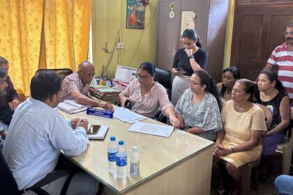 Velsao Residents Confront RVNL Officials Over Blocked Access Routes Due to Railway Expansion
