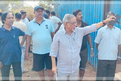 Velsao Residents Protest Builder's Barricading of Historic Holy Cross at Sancoale