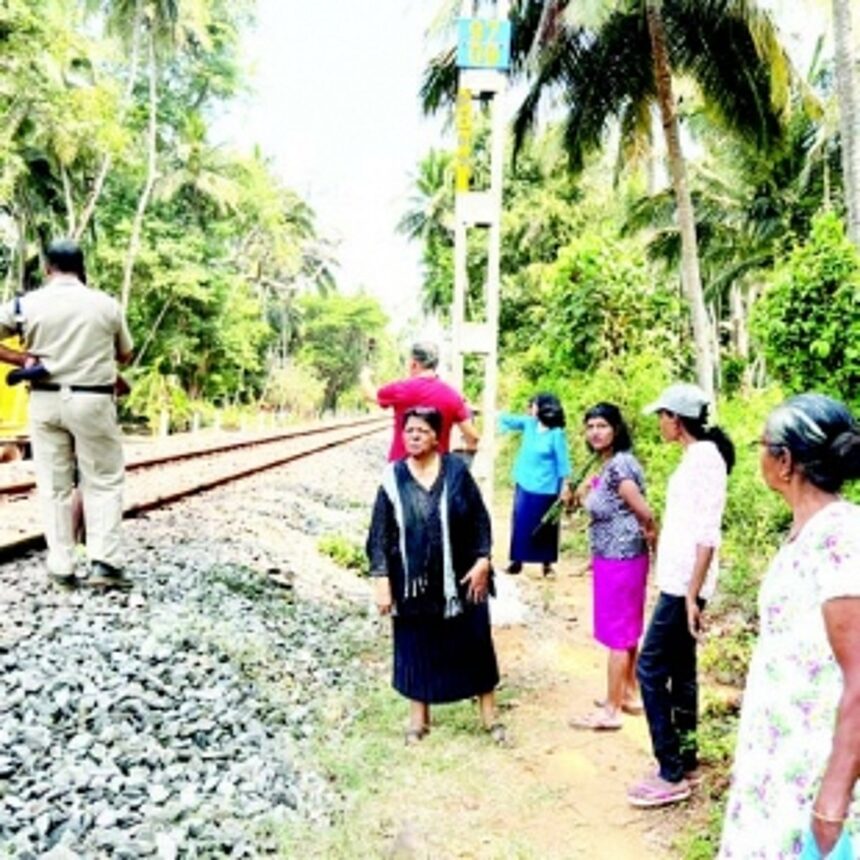 Velsao villagers manage to stop the Railway in its tracks 1 Velsao villagers manage to stop the Railway in its tracks