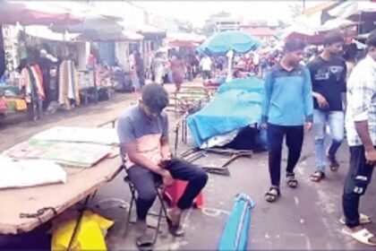 Vendors blame city fathers for chaotic situation at Mapusa market