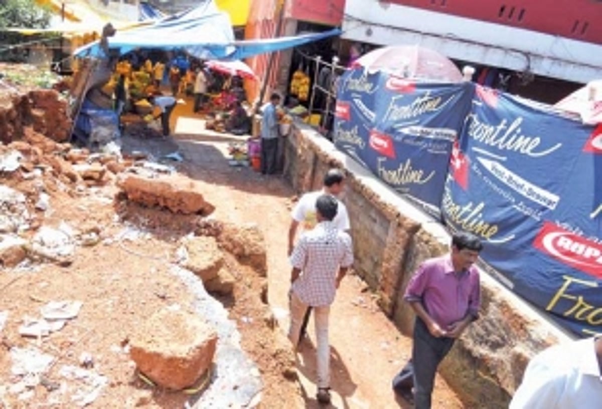 Vendors warned not to touch pathway to Ponda market