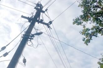 Verlem locals urge Electricity Dept  to replace damaged poles