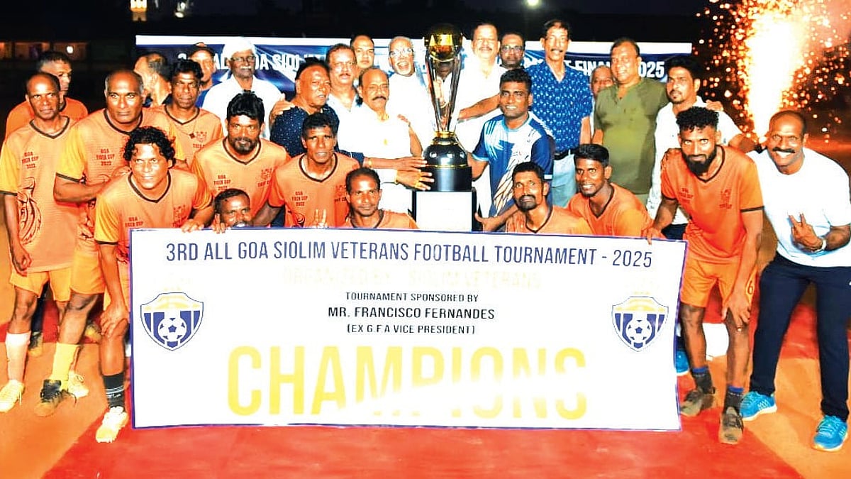 Verna Veterans Clinch 3rd All Goa Siolim Veterans Football Trophy in Thrilling 5-4 Victory