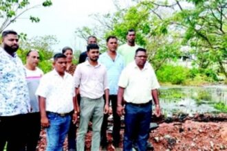 Verna locals protest pollution threat to lake and fields