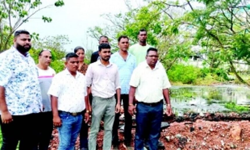 Verna locals protest pollution threat to lake and fields