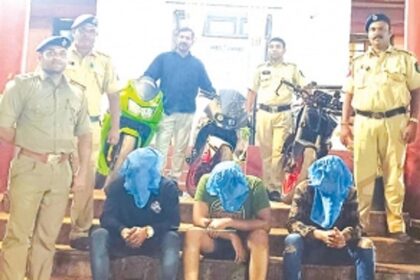 Verna police arrest three for performing bike stunts on Verna-Loutolim road