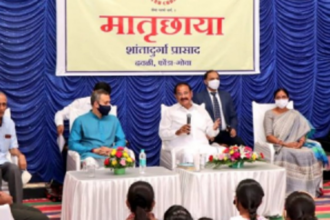 Vice President visits Matruchhaya  Trust’s girls orphanage at Ponda