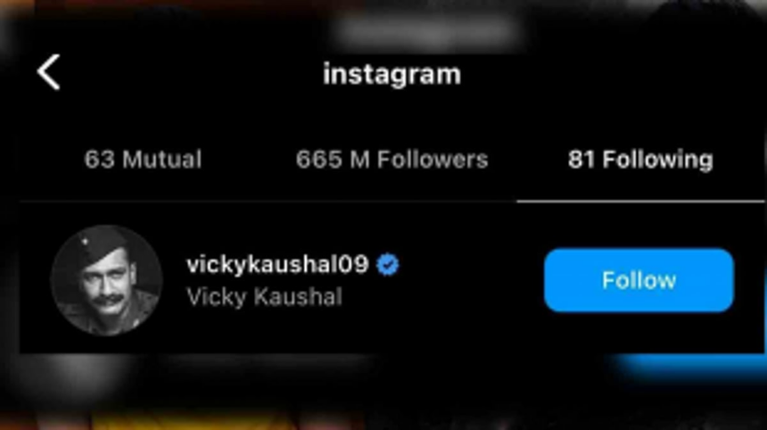 Vicky Kaushal becomes first Indian celebrity to be followed by Instagram’s official account