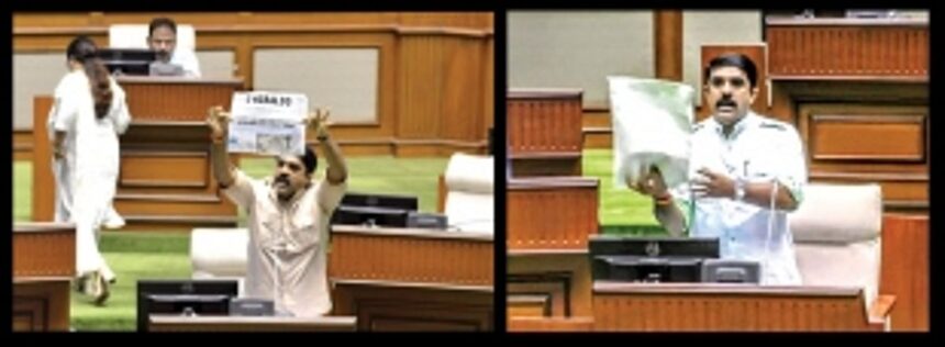 Vijai hands over maggot rice to CM and Ravi Naik, says if it’s good he’ll join them to eat it