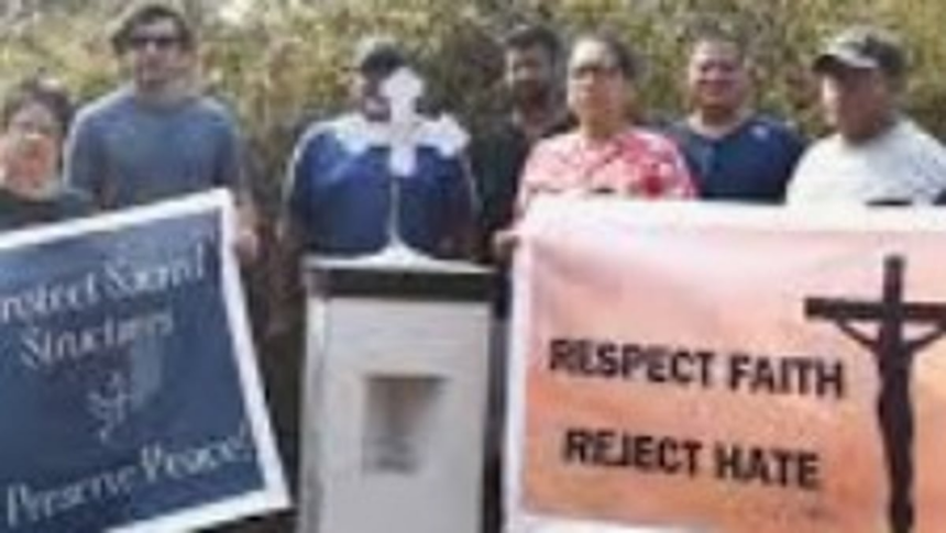 Villagers Demand Stronger Protection After Multiple Desecration of Cross in Maina, Curtorim 1 Villagers Demand Stronger Protection After Multiple Desecration of Cross in Maina, Curtorim