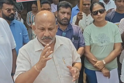 Villagers and MLA Protest Against Hughes Precision Manufacturing in Naquerim-Betul Over Explosion Incident