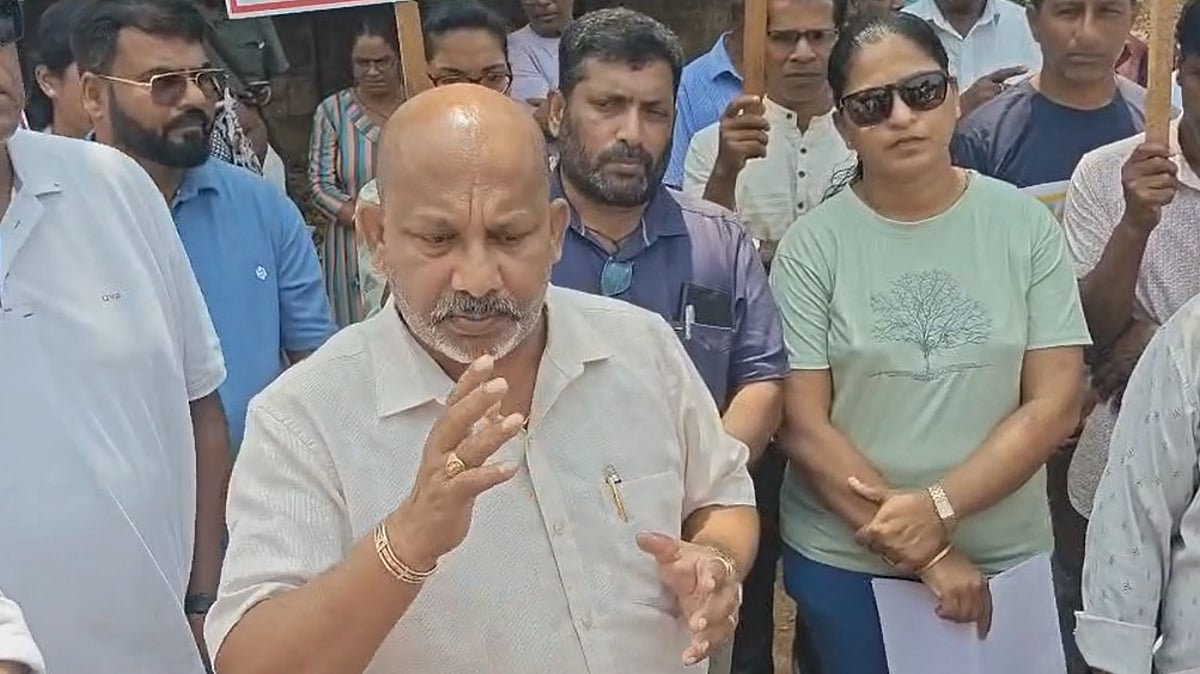 Villagers and MLA Protest Against Hughes Precision Manufacturing in Naquerim-Betul Over Explosion Incident