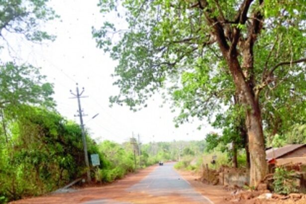Villagers angry over damage caused  to Panjimol-Uguem road