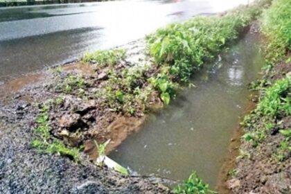 Villagers expose health risk: Waste water released into rain gutters at Arlem-Raia