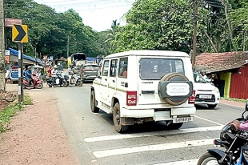 Villagers in Borim seek relief from chronic traffic jams on National Highway