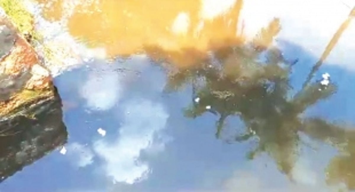Villagers in Sao Jose de Areal alarmed as polluted water turns traditional nullah black