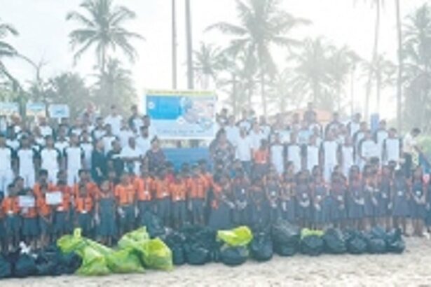 Villagers of Velsao, Pale, Issorcim, Cansaulim along with Coast Guard carry out beach clean-up drive