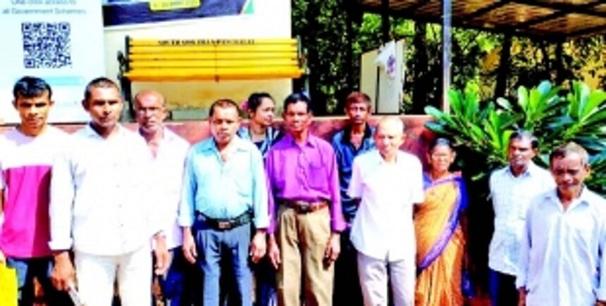 Villagers protest outside Querim panchayat over sudden water shortage