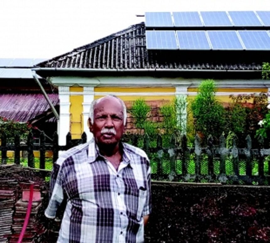 Vincent Condillac, the farmer pioneering solar power in Aldona