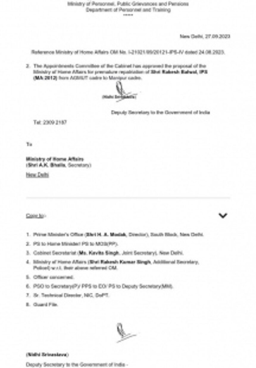 Violence Erupts in Manipur as Students Demand Justice; Srinagar SSP Repatriated to Manipur Cadre