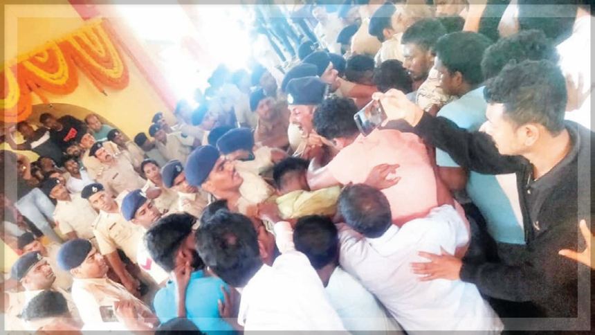 Violent Clashes Erupt Over Ritual Rights at Poriem Temple Festival 1 Violent Clashes Erupt Over Ritual Rights at Poriem Temple Festival