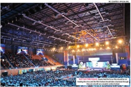 Virtual is the new real, is the writing on the screen says IFFI loving Goans