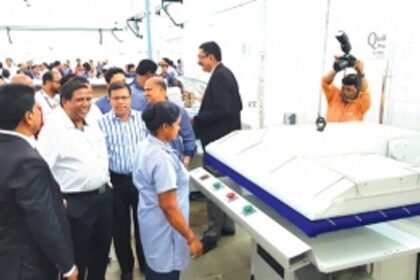 Vishwajit inaugurates centralised laundry at GMC