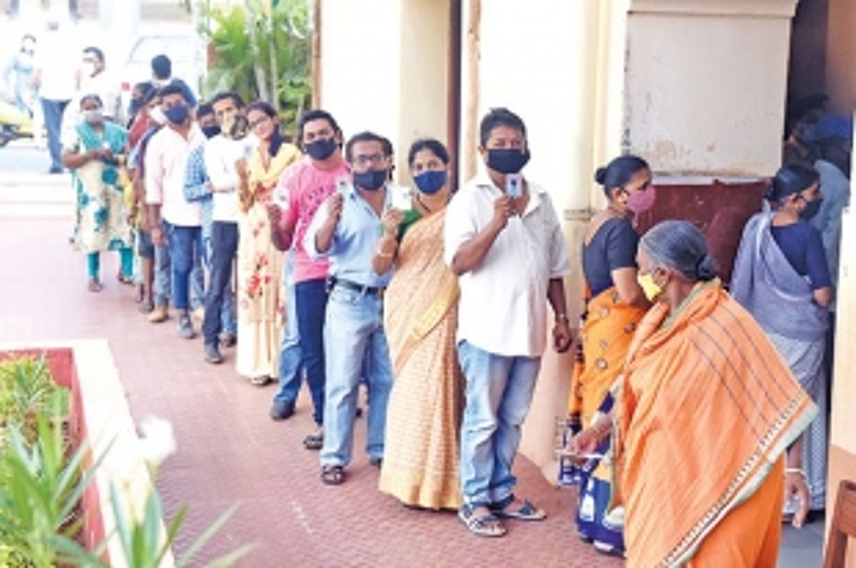 Voter turnout drops amid COVID scare