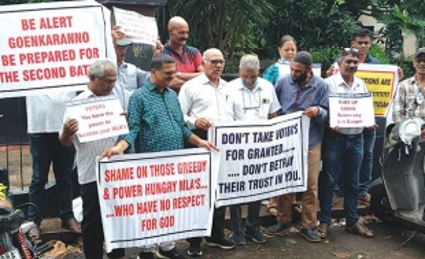 Voters protest ‘defection culture’ in political parties