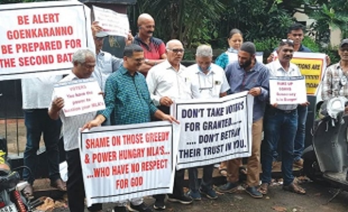 Voters protest ‘defection culture’ in political parties