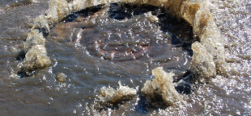 WRD inspects blocked water channel in Carmona 1 WRD inspects blocked water channel in Carmona