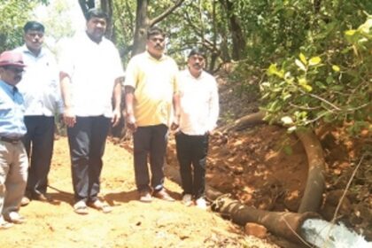 WRD pumps water from quarries into Dudhsagar river as level at Opa dips