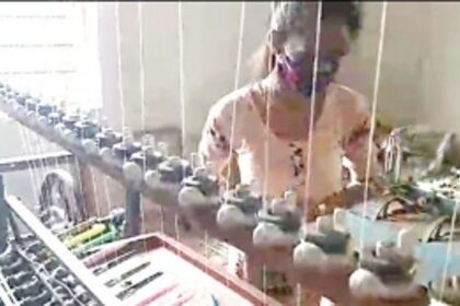 Wadem Handloom Centre workers  demand regularisation of services