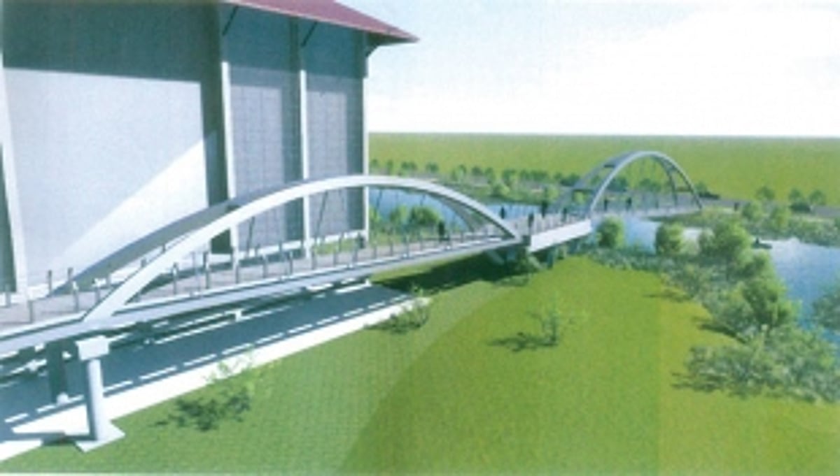 Walkway joining two  heritage points treads into  Smart Cities Mission