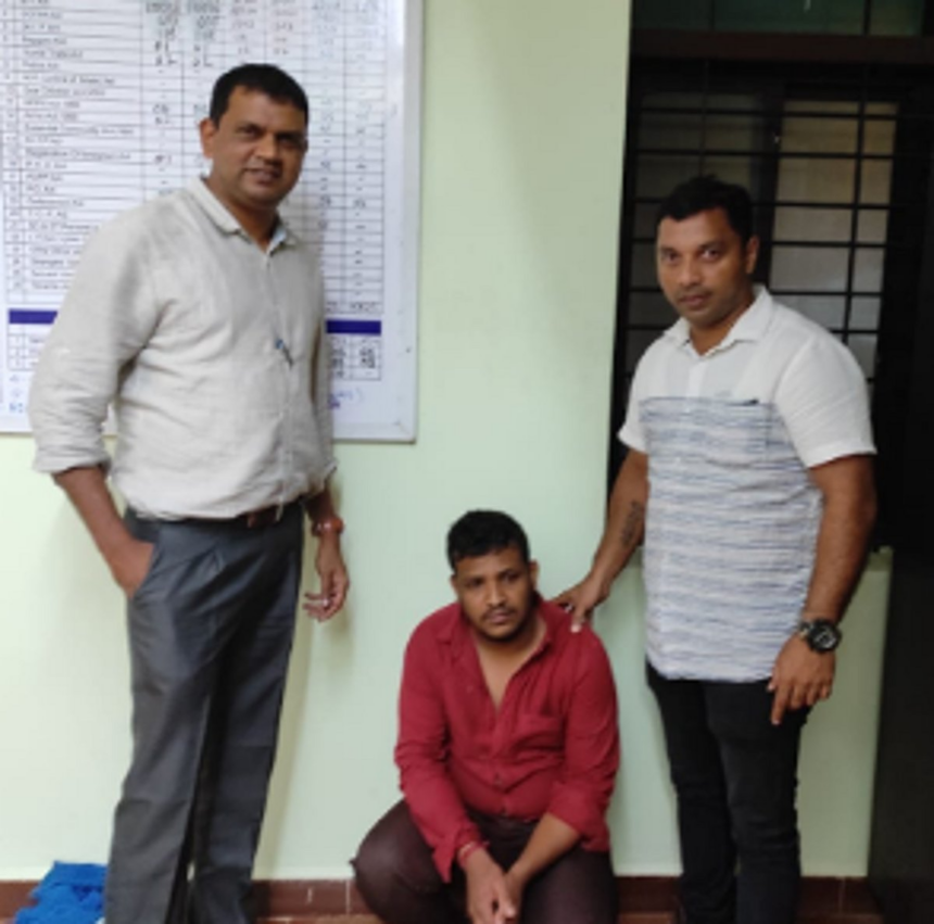 Wanted by B’lore Police, rape and murder accused arrested in Canacona 1 Wanted by B’lore Police, rape and murder accused arrested in Canacona