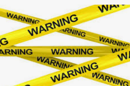 Warning ignored, disaster invited