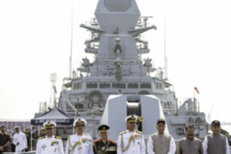 Warship ‘INS Mormugao’  commissioned into Navy